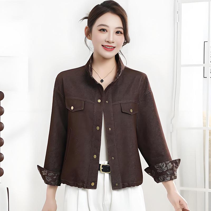 

Trendy Women s Loose Patchwork Denim Jacket - Autumn 2025 Korean Style L