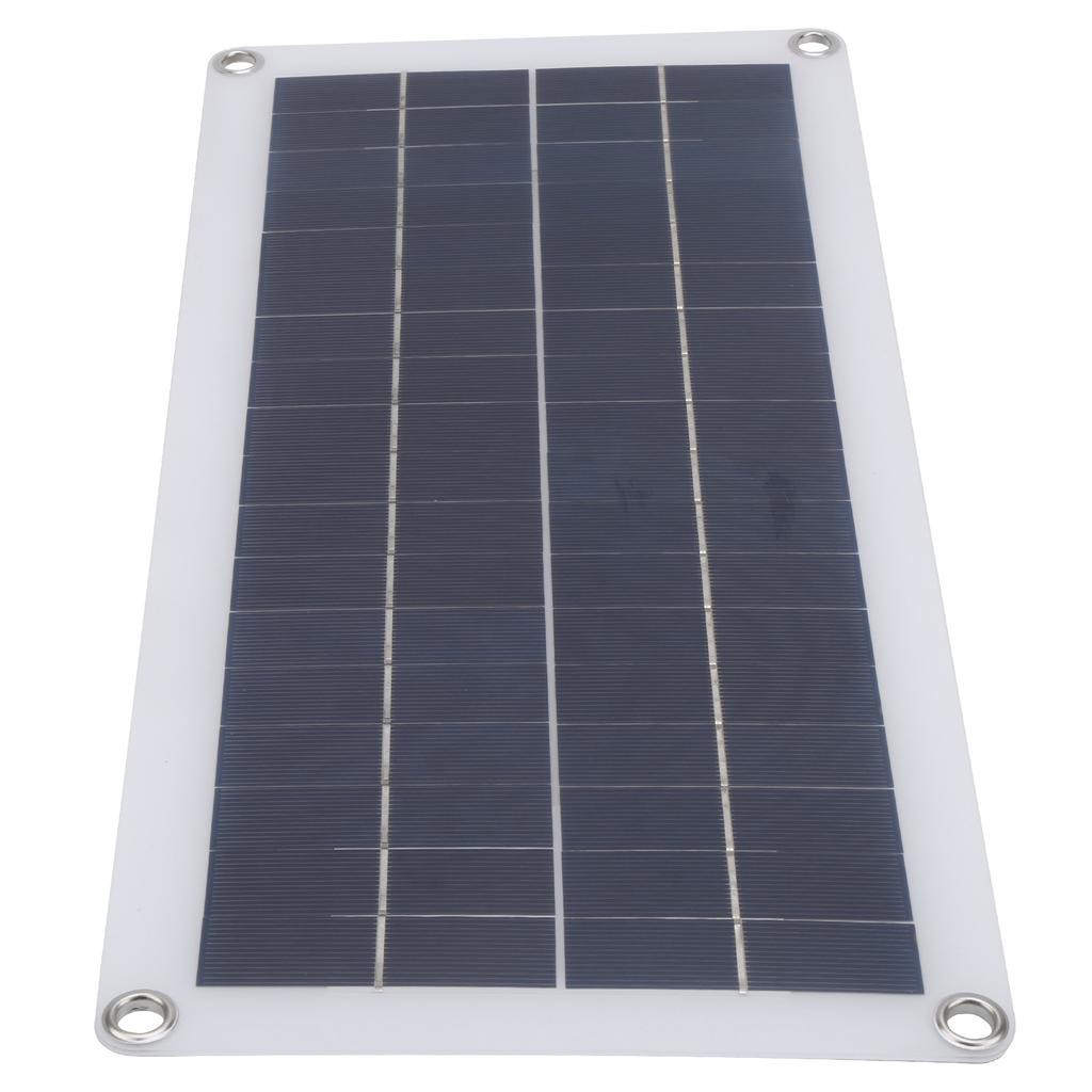 10W Polycrystalline Silicon Solar Panel Dual Output for Outdoor Camping Emergency Charger