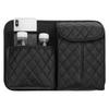 Multi-Purpose Popular Leather Car Boot Back Seat Box Organizer 1-3 Compartments Hanging Storage Bag Automotive Interior