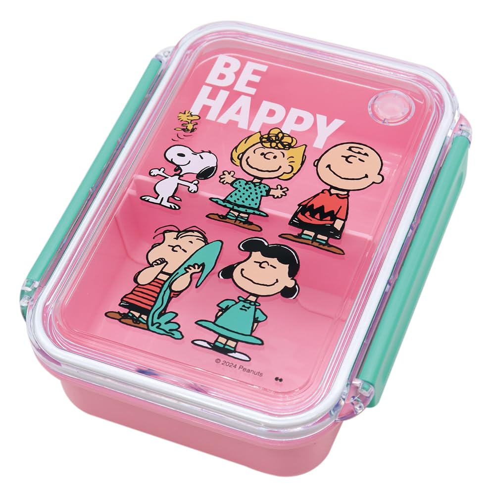 

Onishi Ken Seihan PEANUTS Lunch Box BE HAPPY Size Approx. W16.1 D12.4 H4.9 SLL-1501