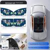 Children's Car Sunshade: Heat-Blocking, Retractable Magnetic Curtain with Cartoon Design for Baby Privacy