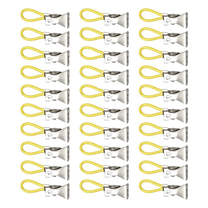 Sturdy Anti Rust Metal Towel Clamp Steel Towel Fastener for Versatile Hanging