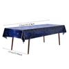 Starry Sky Party Disposable Tablecloth Waterproof Oil-Proof Table Cover for Birthday Holiday Gathering Event Decoration
