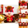 New Year Horse Plush Toy With Pp Cotton Filling For Prosperity And Good Luck Collectors