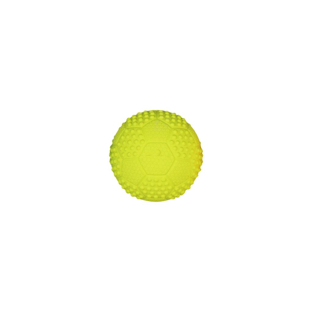 Haustierspielzeugball, Naturkautschuk, Niedlicher Quietscheball, -leckerchen-ausgebender Ball, Baumwollseil, Spielzeug für mittelgroße bis große Hunde