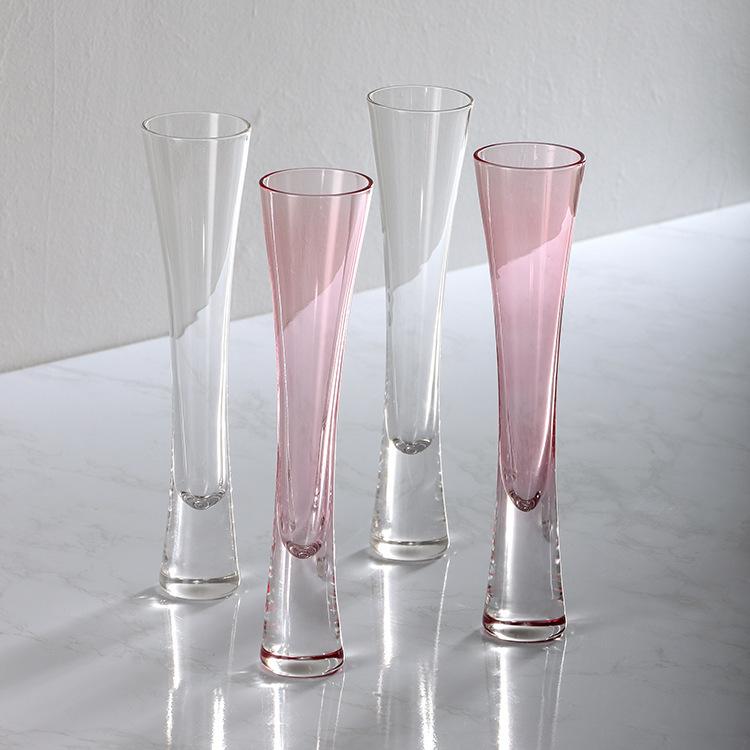 Creative Hourglass Champagne Flutes Set Elegant Crystal Glassware for Gifts Anniversary Romantic Dinner Luxury Barware