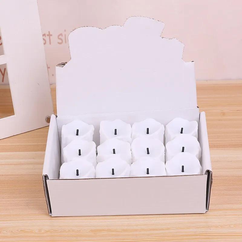 Halloween LED Candles Flameless Timer Candle Tealights Battery Operated Electric Lights Flickering Tealight For Wedding Birthday FMT2138