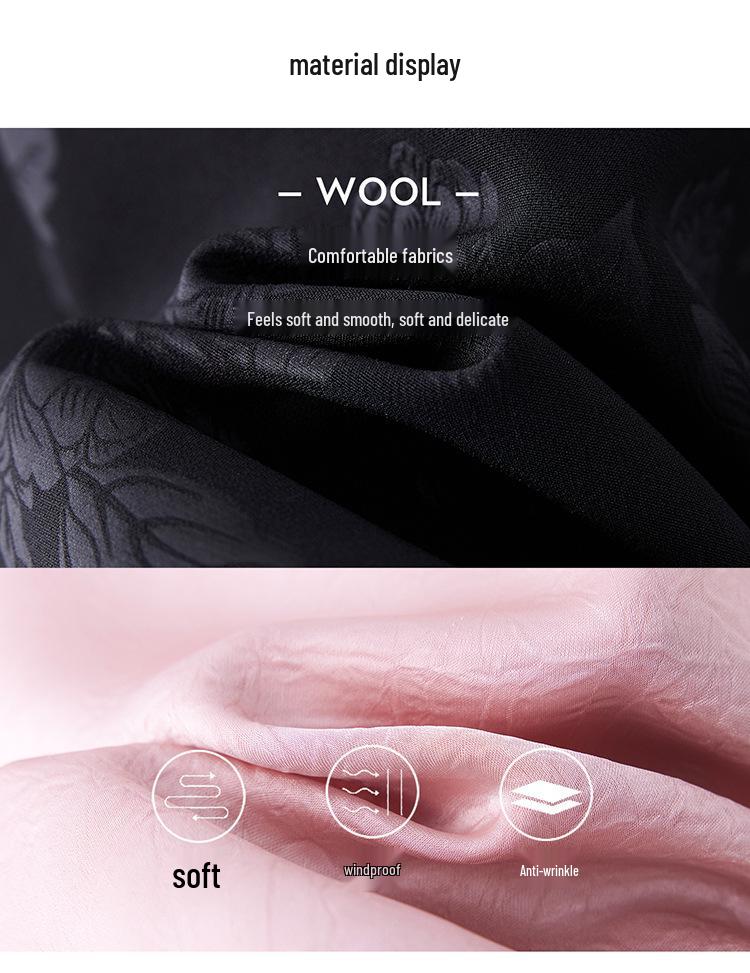 Spring 2025 Lace Butterfly Patchwork Two-Piece Set: Long Sleeve Shirt & Midi Skirt