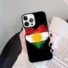 Kurdistan Flag Phone Case For iPhone 17 Air 16 15 13 12 11 14 Pro Max MAX 14 Plus Cover coque