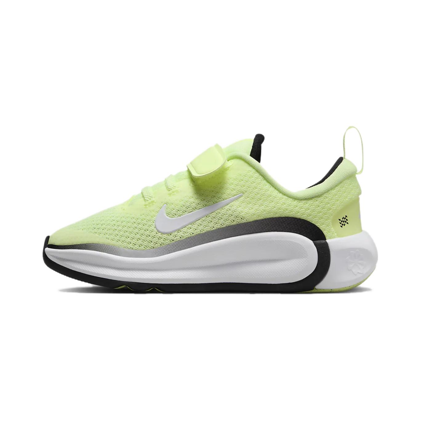 

Nike Кроссовки Infinity Flow PS Barely Volt Kids зеленые черные белые FD6061-700 25