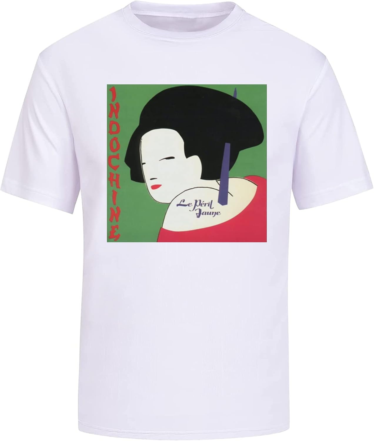 Indochine Mens T-Shirt Graphic Unisex Tee 3XL белый