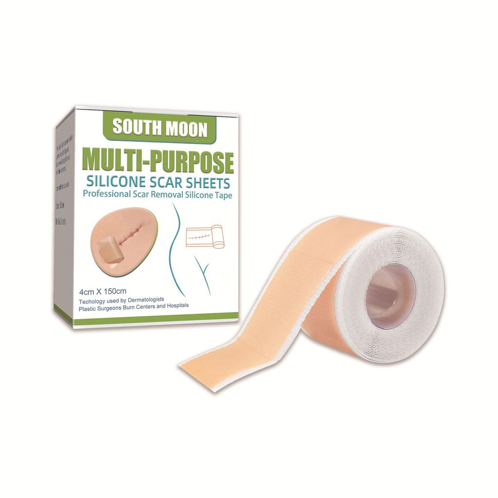 South Moon Silicone Gel Scar Tape Smooths And Heals Surgical Scars 4x150cm
