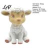 PLA Sheep Statue 3D Printed Figurine Mini for Desk Decor Ornament Sitting Lamp Sculpture Ornament Gift Animal Lovers Shape Figurine
