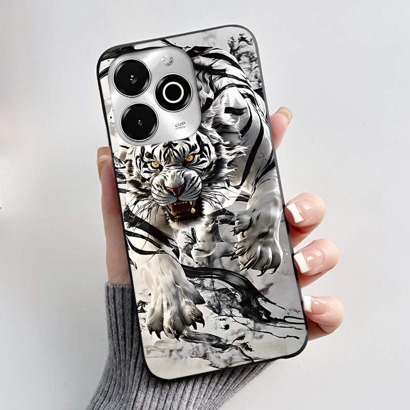 Phone Case For Umidigi G100X / G9X Case Luxury Cute Love Heart Rabbit Cartoon Funny Cover Black Soft Silicone Protective Casing