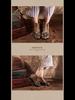 Women's Handmade Retro Real Leather Martin Boots with Thick Soles and Heels, Rear Zipper, Short Design for Autumn and Winter