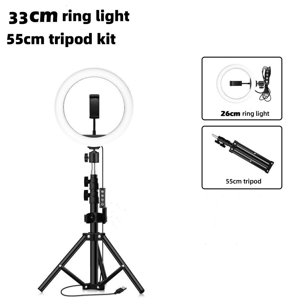 Xiaomi Youtube Shooting Vlog Selfie Circular Photo Ring Light Led Photographic Video Camera Lamp Studio Lighting Phone Holder