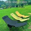 Adjustable Outdoor Folding Recliner Chair with Leg Rest for Sitting and Lying
