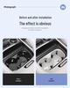 Zeekr 8X Center Console Silicone Anti-slip Cup Holder Mat for 26 Models - Car Accessory
