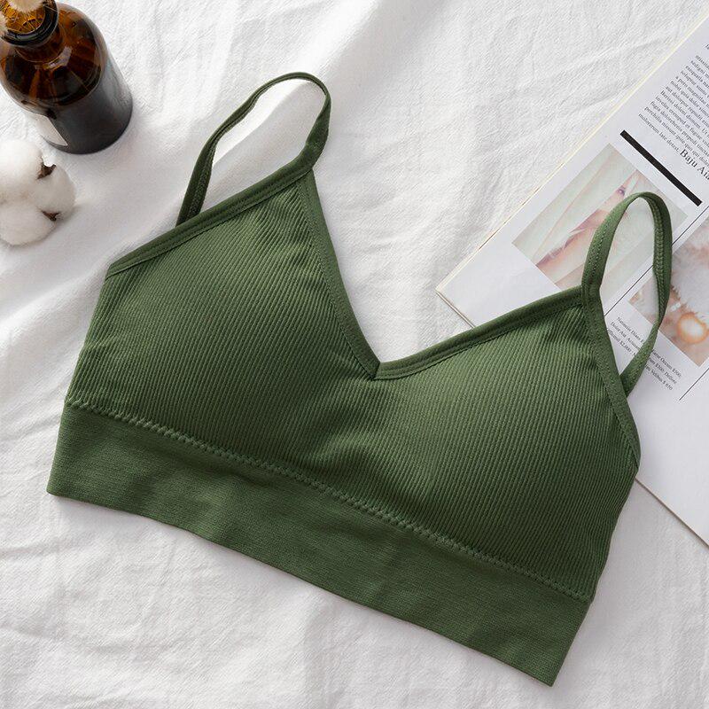 Women's Seamless Sports Yoga Bra Push Up Bra Wire Free Ladies Brassiere