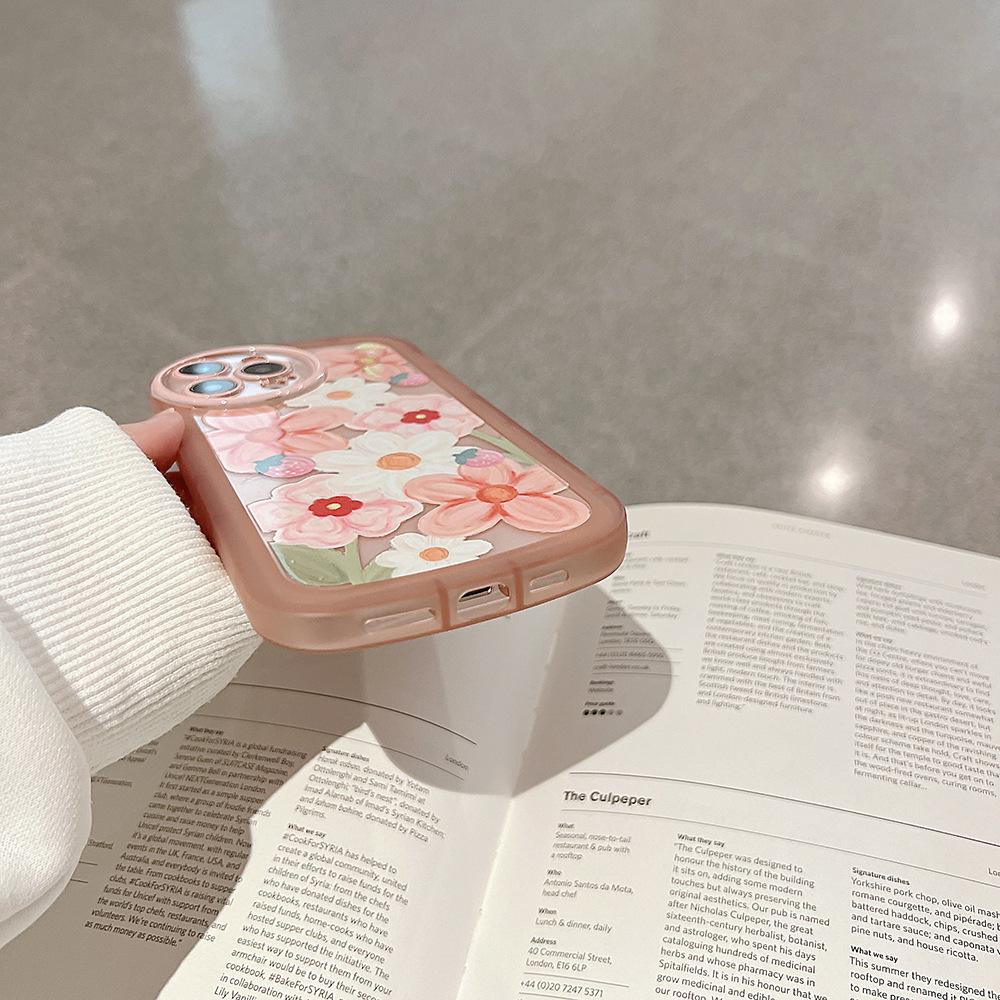 Creative flower phone case suitable for Apple phone cases