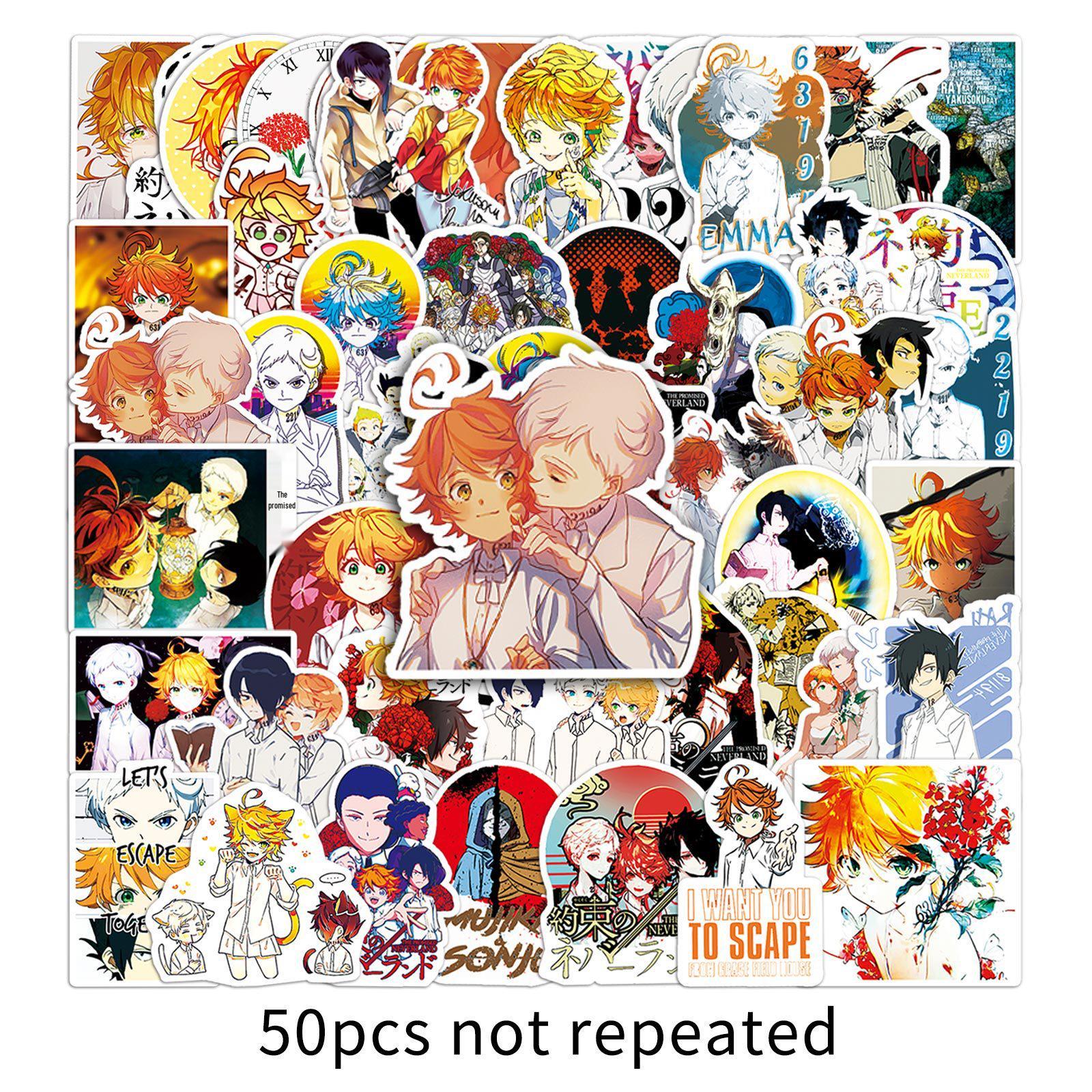 Dream Island 50 Sheet Sticker Set - Japanese Anime Character for Notebooks & Luggage