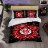 FC St. Set Biancheria da Letto Pauli Football 3 Pezzi Morbido Copripiumino con Federe Set Decorazione Camera da Letto per la Casa
