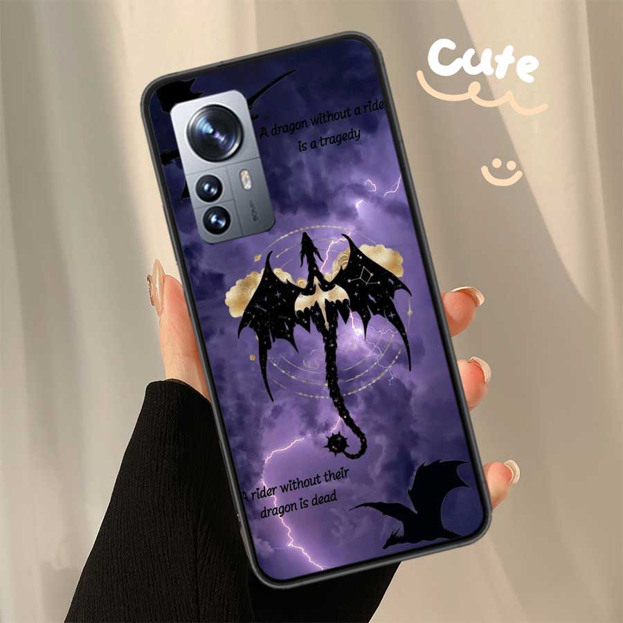 F-Fourth W-Wing Dragon Phone Case For Xiaomi Poco F7 Mi 14 Ultra 15 13 12 Pro 11T 10T 12T Pro 12X 11i 11 10 Lite 5G 9 8 Cover Ca