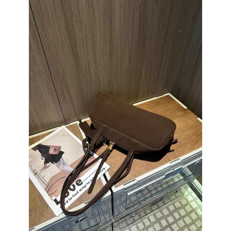 

B-Safety Мяч Натуральная Кожа Новый Стиль Родео Волна Ковбойская Сумка Большая Вместимость Повседневная Сумка на Одно Плечо Сумка с Деревянной Ручкой Женская 32x12x12cm