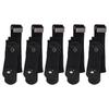 5Pcs Buckle Free Belt PunchFree No Bulge No Hassle Webbing Belt for Pants Accessories(Black )