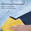 Double-Sided Microfiber Coral Fleece Cleaning Towel for Car Interior & Household Use