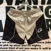 Corteiz Embroidered Color Block Shorts Loose Straight Quick Dry Casual Sports