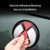 For BYD Denza N9 Car Emblem Sticker Blackened Epoxy Wheel Hub Steering Wheel Emblem Black Warrior Decoration Sticker Accessories