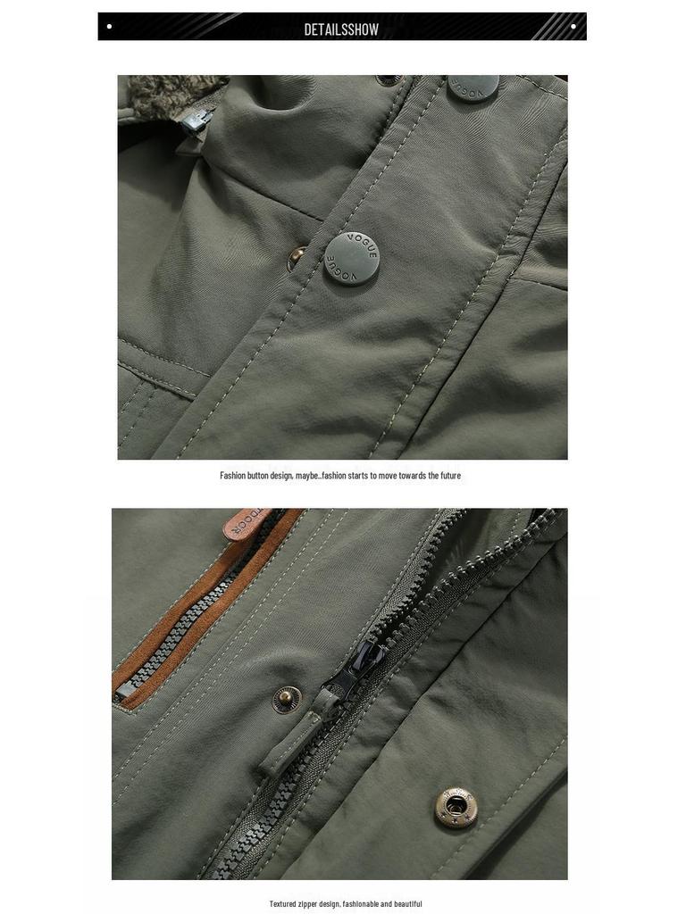 Men's New Autumn/Winter Thick Warm Cotton Outdoor Jacket