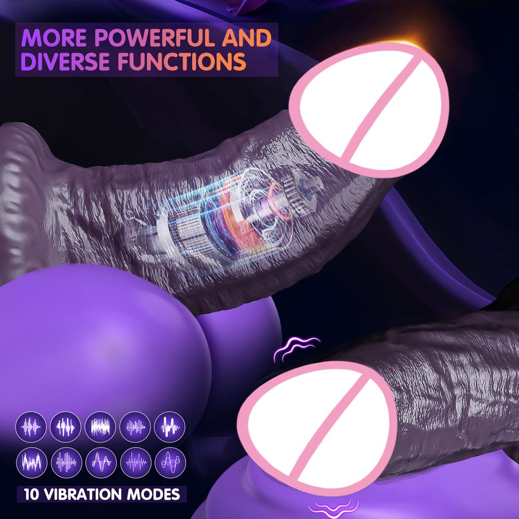Siliconen Simulatie Penis Vibrator Voor Vrouwelijke Masturbatie