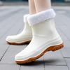 Japanese Style Women's Lightweight Waterproof Galoshes - Non-Slip Short Ankle Rain Boots