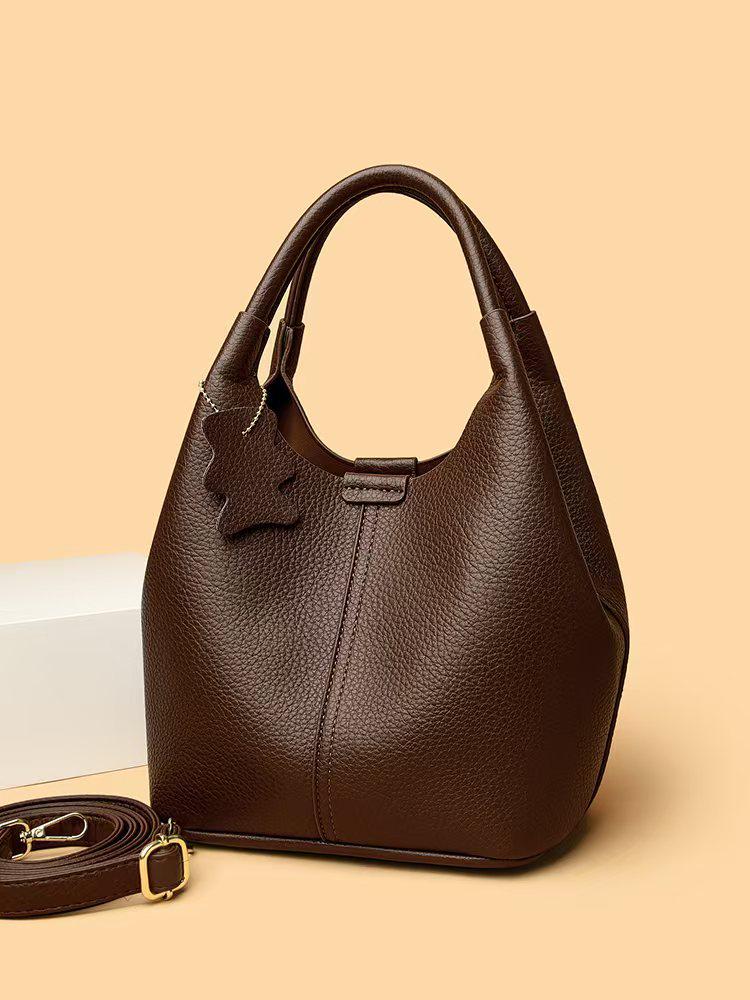 2025. gada daudzpusīga sieviešu rokassomiņa: Lielas ietilpības mīkstas ādas plecu un krossbodi soma