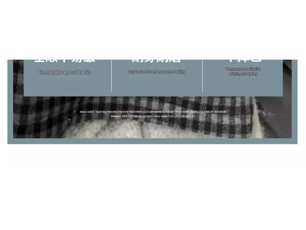 High-Waisted Fleece-Lined Plaid Wide-Leg Pants for Women, 150 Petite, Slimming Casual Autumn/Winter Wear