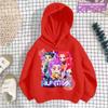 KPop Demon Hunters Hoodie Fashion Rumi Sweatshirt Pullover Cute Long Sleeve Autumn Boys Girls Cartoon Y2K Hoody Sportswear