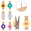 10Pcs Multicolor Decorative Push Pins Floral Design Clips For Crafting Scrapbooking Home Office Use