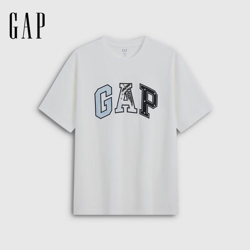 Gap Unisex Logo Embroidered Loose Fit T-Shirt
