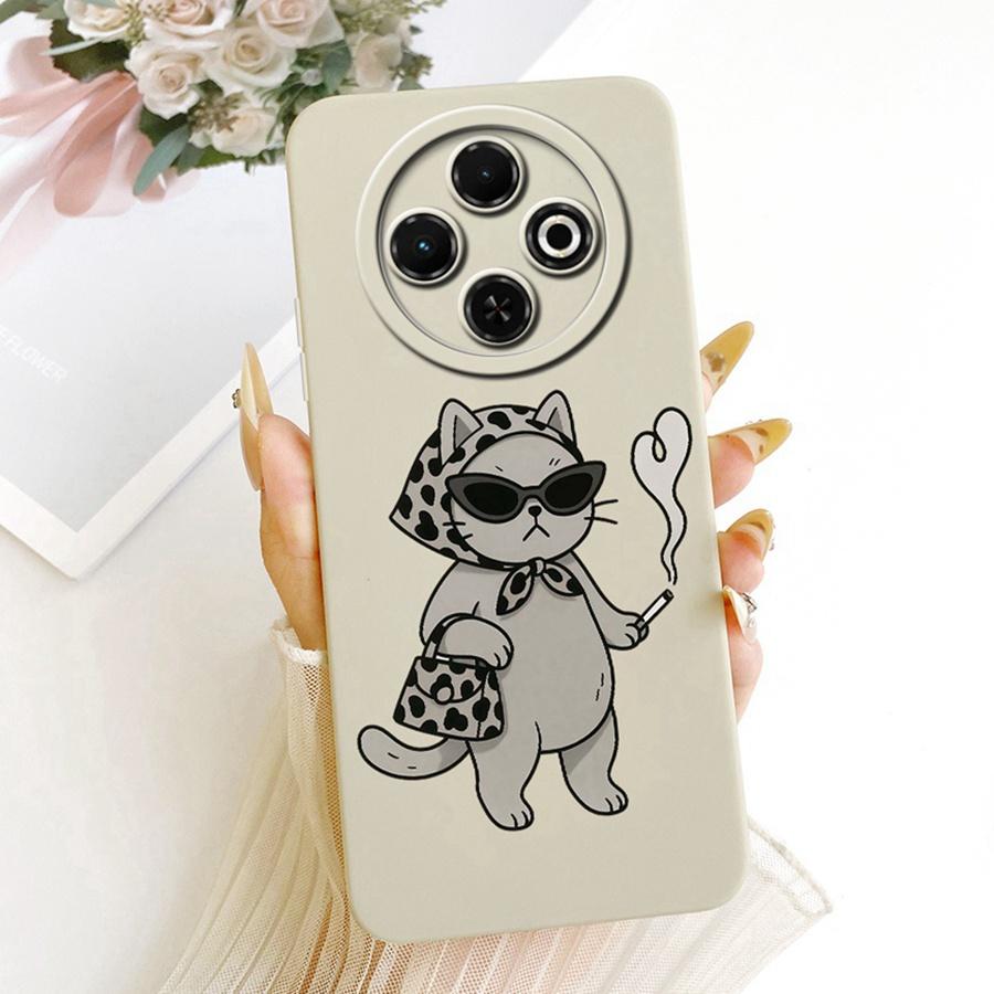 For Tecno Spark 30C  Pro Case Shockproof Soft Silicone Matte Back Cover For Tecno Spark30 30 C  Phone Cases New Design Couqe