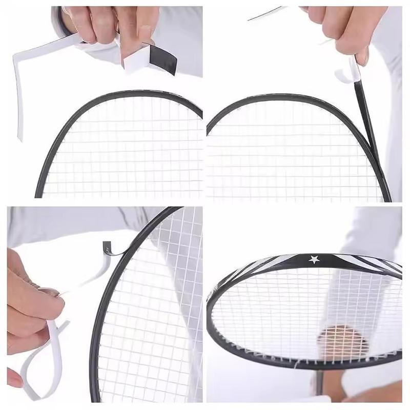 10Pcs Badminton Racket Protection Stickers Full Cover Self Adhesive Border Anti-Collision Strip Bat Frame Sticker