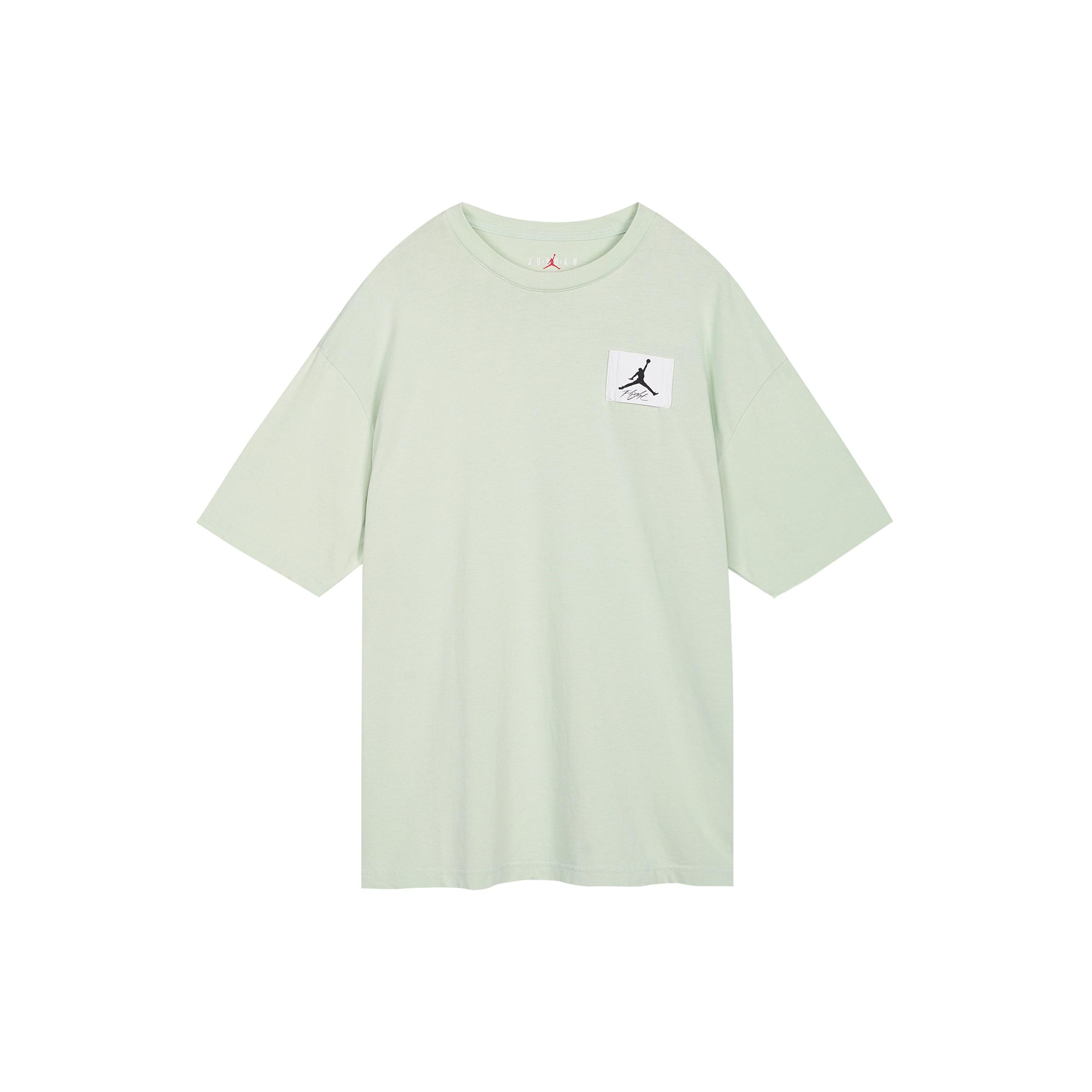 Air Jordan Flight Essential Logo OverSize T-shirt Light Green Men s DZ0605-321 XL