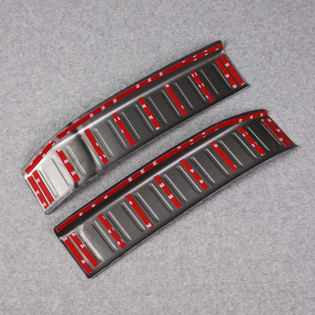 RUIQ Stainless Steel Interior Luggage Kicking Plate Rear Inner Scuff Guard Protective Designed Exclusively for the New Mazda DM Series Plate/Scuff