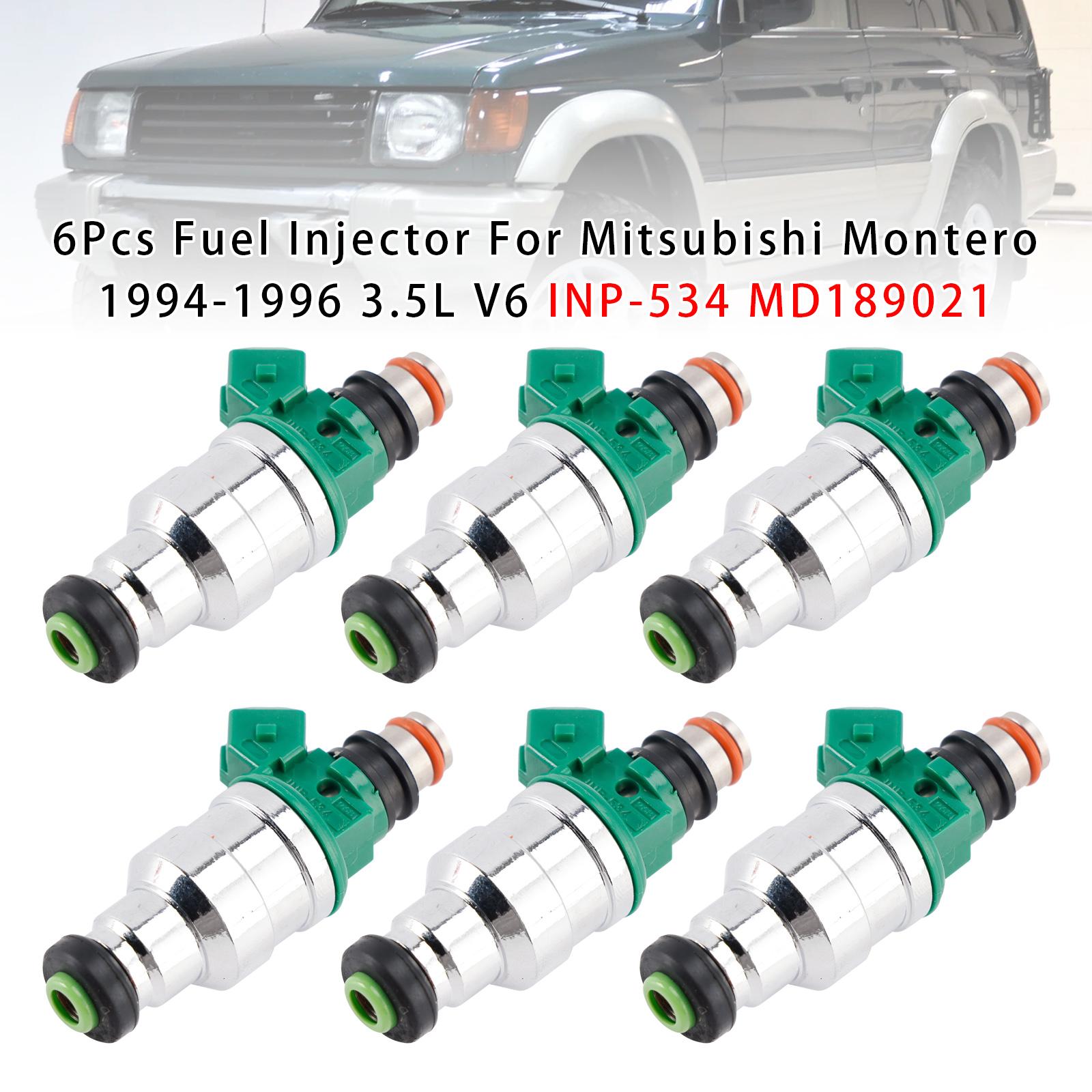 

6 шт. Паливний інжектор для Mitsubishi Montero 1994-1996 3.5L V6 INP-534 MD189021