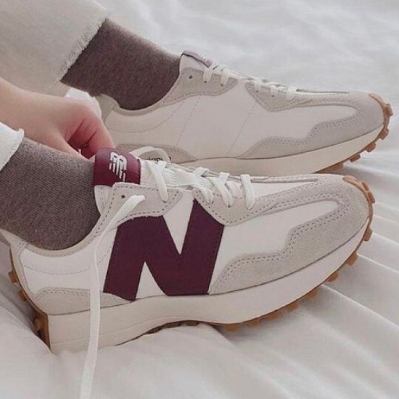 NeW Balance Sneaker 327 W Sneaker Moonbeam Burgundy Ws327ka