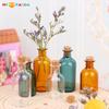 1:12 Dollhouse Miniature Vase Storage Jar Glass Bottle Cork Cover Small Jar Vials Model Dollhouse Decor Accessories Children Enjoy Toy
