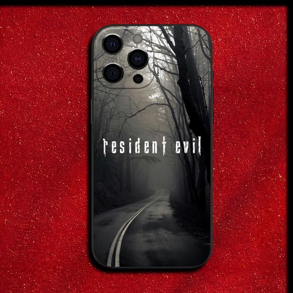 Game R-Resident Evil Phone Case For iPhone 16,15,14,13,12,11,Pro,X,XS,Max,XR,Plus,Mini Soft Black Cover