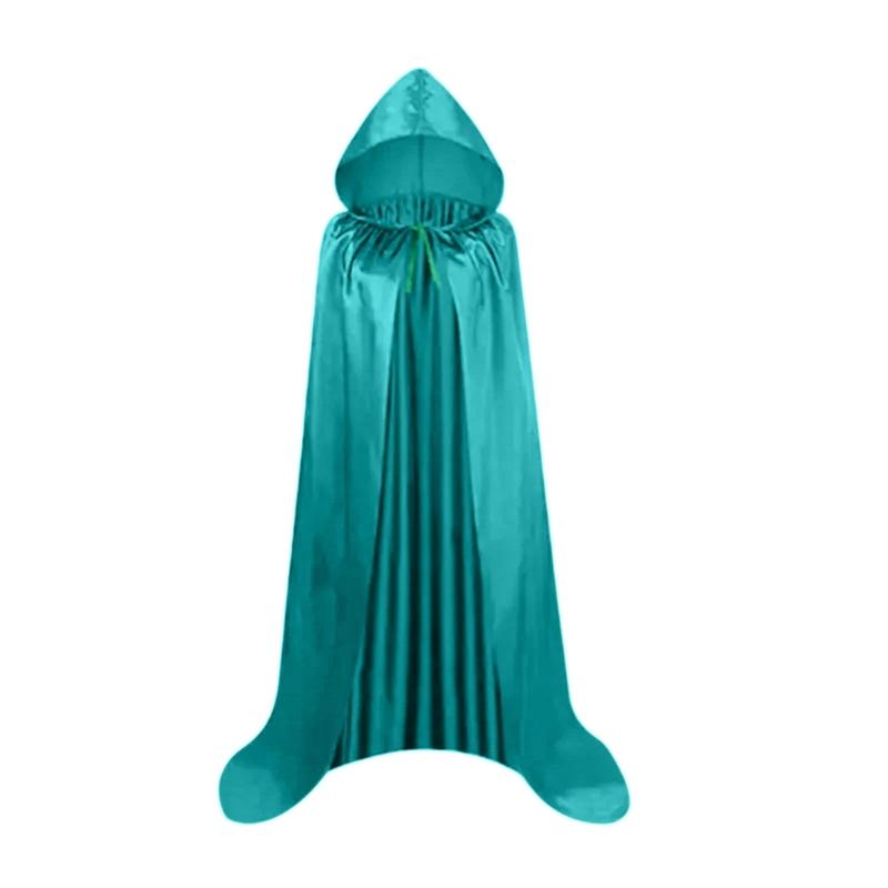 S-XL Size Devil Wizard Cape Adjustable Tie Closure Machine Washable Cloak Polyester Costume For Themed Event