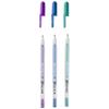 Stylo roller encre gel - SAKURA - Gelly Roll Moonlight Ocean - 0,5 mm - Couleurs fluorescentes - 3 pièces